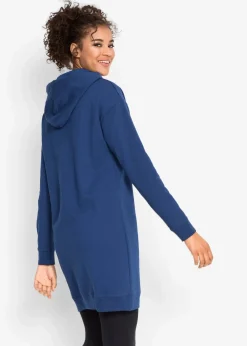 bonprix Kleider|Sweat^Sweatkleid mit Bio-Baumwolle mitternachtsblau