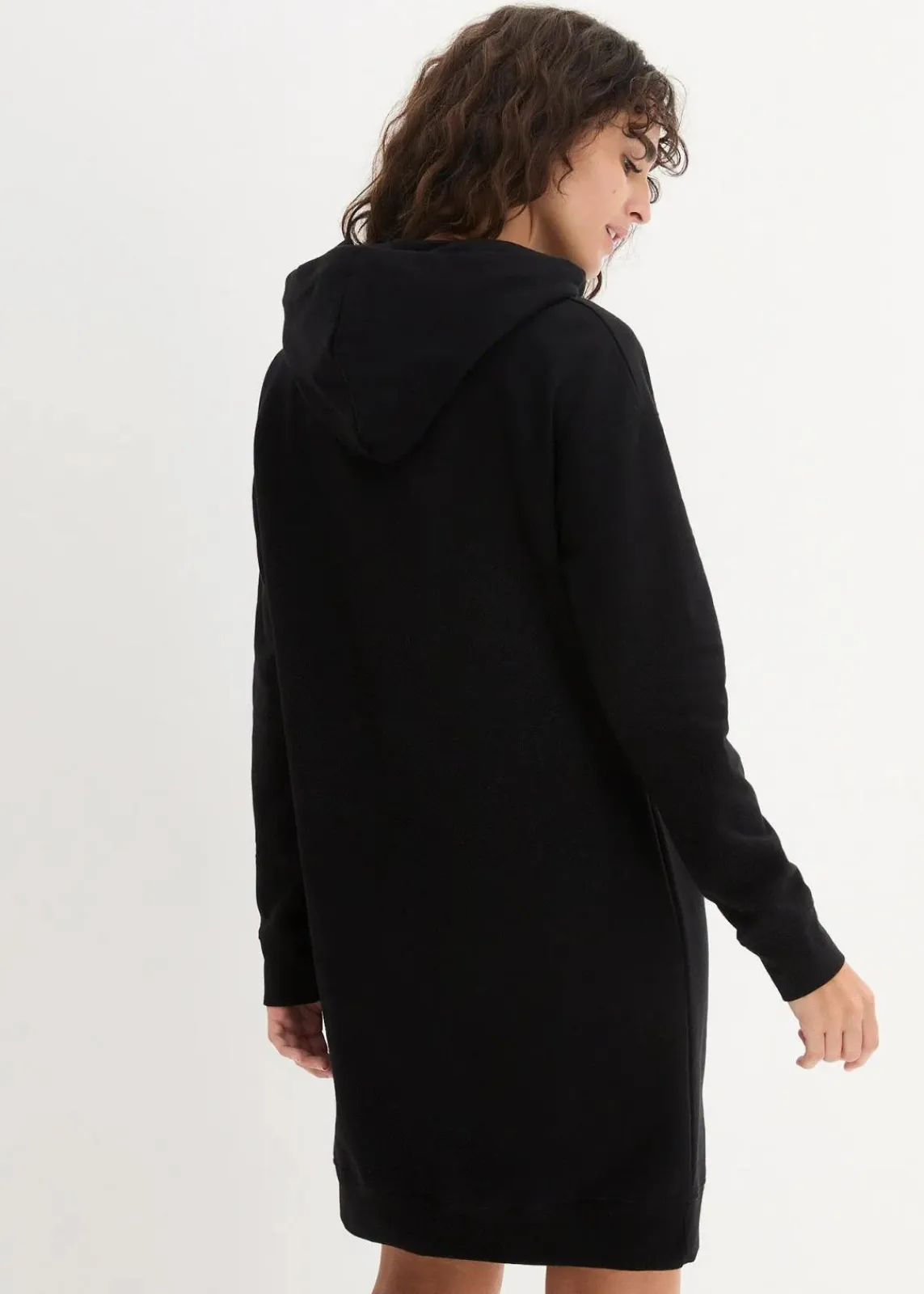 bonprix Bekleidung·Röcke|Bekleidung·Blusen & Tuniken^Sweatkleid mit Bio-Baumwolle schwarz