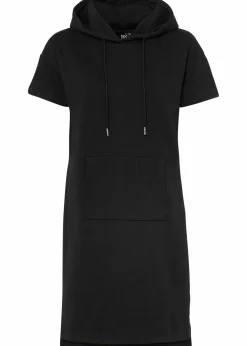 bonprix Bekleidung·Röcke|Bekleidung·Blusen & Tuniken^Sweatkleid mit Kapuze schwarz