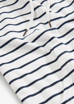 bonprix Bekleidung·Blusen & Tuniken|Sweat^Sweatshirt weiß/dunkelblau gestreift