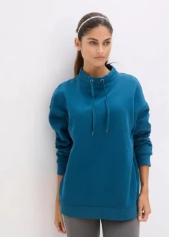 bonprix Bekleidung·Röcke|Bekleidung·Blusen & Tuniken^Sweatshirt aus reiner Bio-Baumwolle blaupetrol