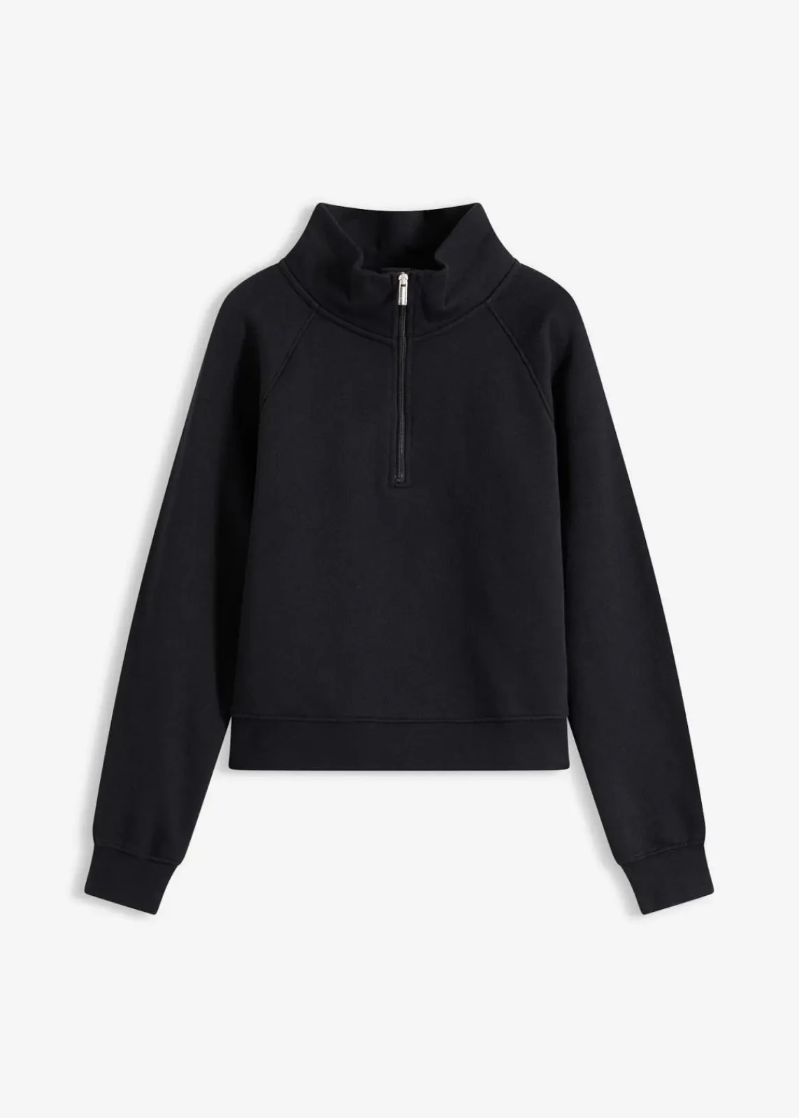 bonprix Sweat|Basics^Sweatshirt aus reiner Bio-Baumwolle schwarz