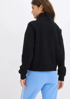 bonprix Sweat|Basics^Sweatshirt aus reiner Bio-Baumwolle schwarz