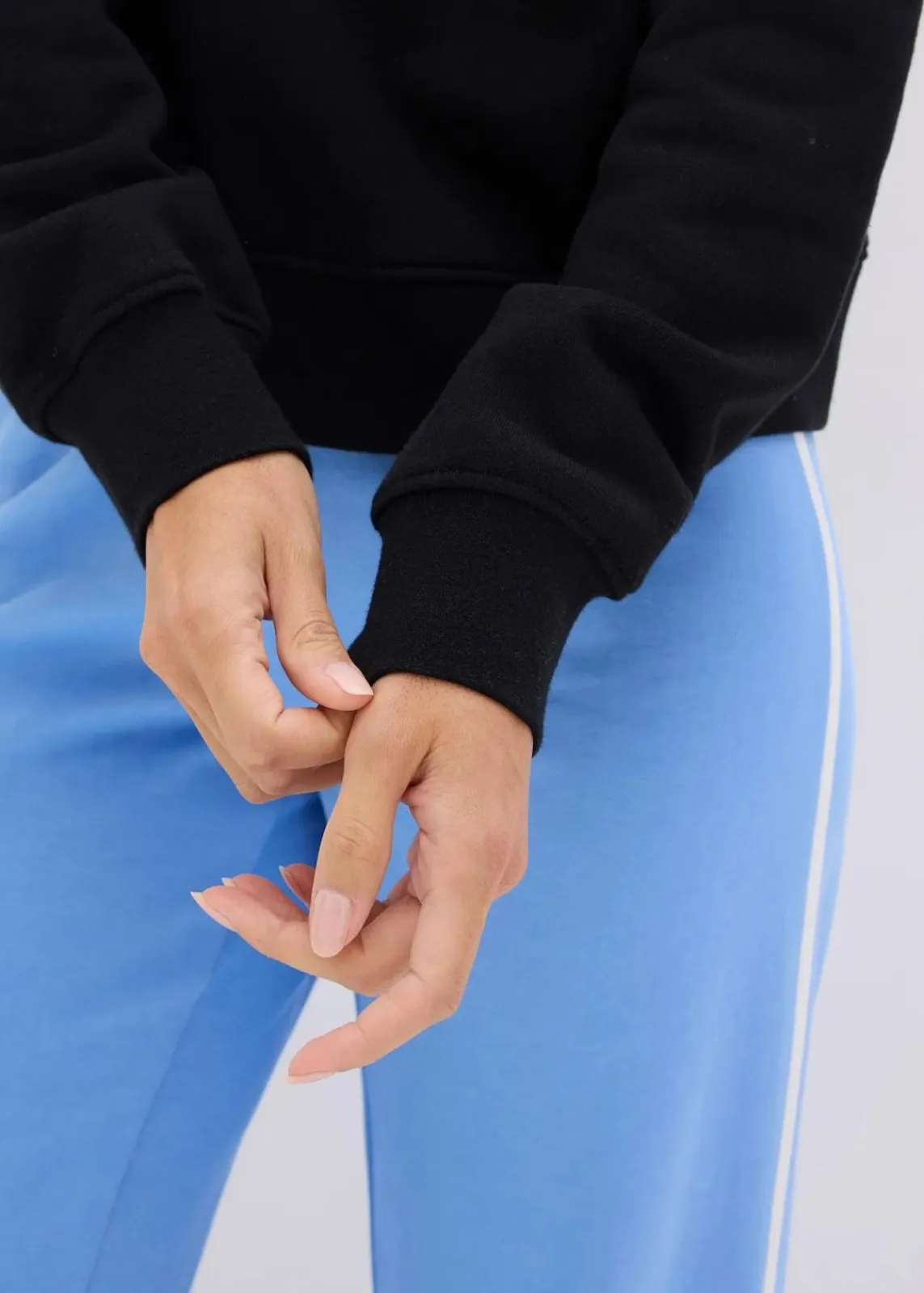 bonprix Sweat|Basics^Sweatshirt aus reiner Bio-Baumwolle schwarz