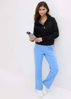 bonprix Sweat|Basics^Sweatshirt aus reiner Bio-Baumwolle schwarz