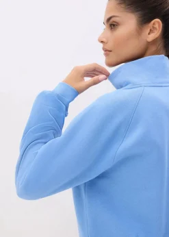 bonprix Bekleidung·Röcke|Bekleidung·Blusen & Tuniken^Sweatshirt aus reiner Bio-Baumwolle mittelblau