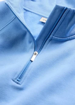 bonprix Bekleidung·Röcke|Bekleidung·Blusen & Tuniken^Sweatshirt aus reiner Bio-Baumwolle mittelblau