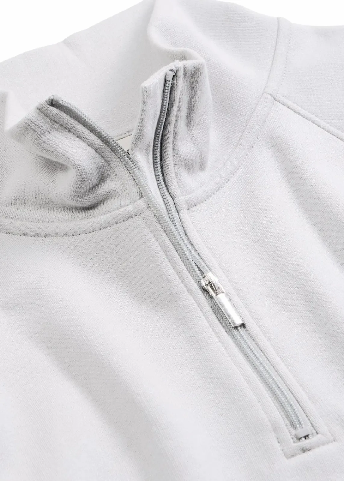 bonprix Sweat|Basics^Sweatshirt aus reiner Bio-Baumwolle stahlgrau