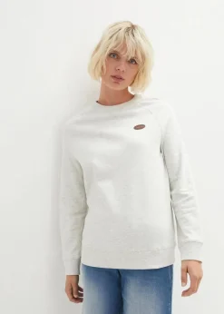 bonprix Sweat|Bekleidung·Blusen & Tuniken^Sweatshirt (2er Pack) indigo+naturmeliert meliert