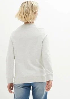 bonprix Sweat|Bekleidung·Blusen & Tuniken^Sweatshirt (2er Pack) indigo+naturmeliert meliert