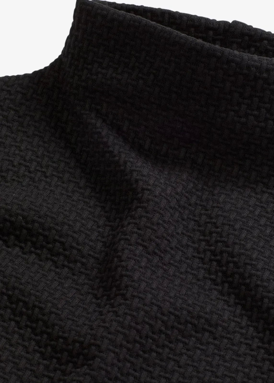 bonprix Bekleidung·Blusen & Tuniken|Nachhaltigere Materialien^Sweatshirt mit Stehkragen schwarz
