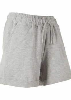 bonprix Nachhaltigere Materialien|Hosen^Sweat-Shorts hellgrau meliert
