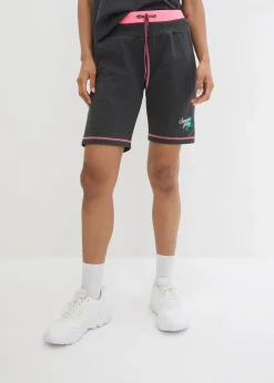bonprix Mix & Match|Strandmode^Sweat-Shorts aus Baumwoll-Mix anthrazit meliert