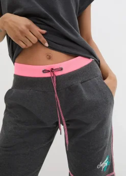 bonprix Mix & Match|Strandmode^Sweat-Shorts aus Baumwoll-Mix anthrazit meliert