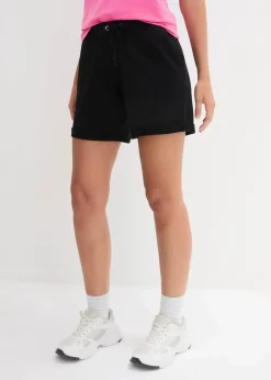 bonprix Bekleidung·Outdoorbekleidung|Bekleidung·Röcke^Sweat-Shorts aus reiner Baumwolle schwarz