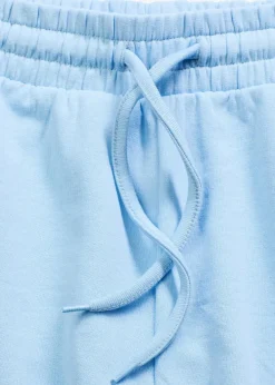 bonprix Bekleidung·Outdoorbekleidung|Bekleidung·Blusen & Tuniken^Sweat-Shorts aus reiner Bio-Baumwolle hellblau