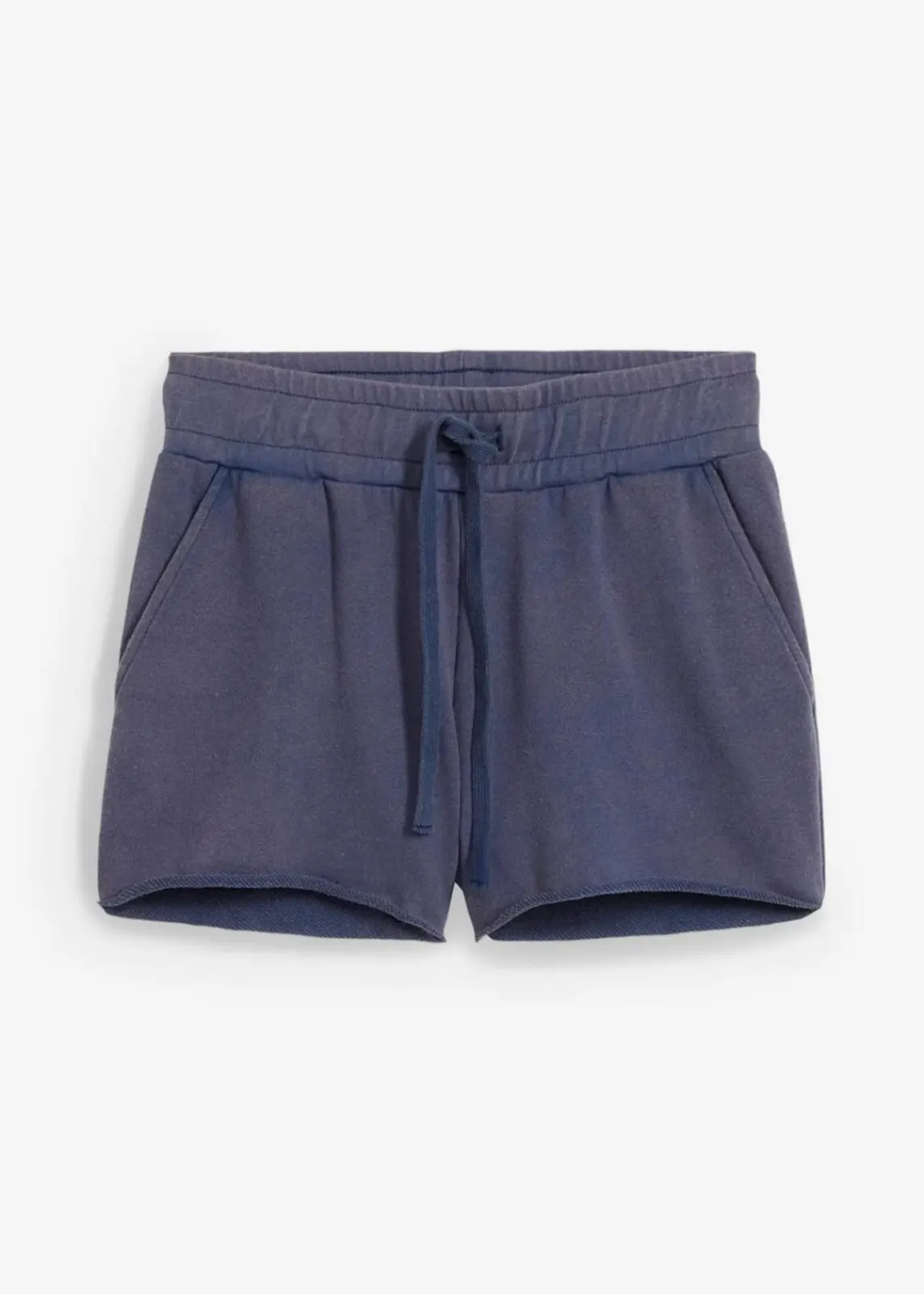 bonprix Bekleidung·Outdoorbekleidung|Bekleidung·Blusen & Tuniken^Sweat-Shorts aus weichem Baumwoll-Mix tiefblau washed