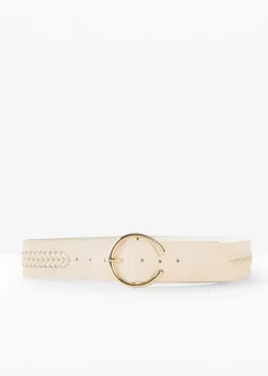 bonprix Gürtel|Schuhe & Accessoires In Spezialgrößen·Gürtel^Taillengürtel creme