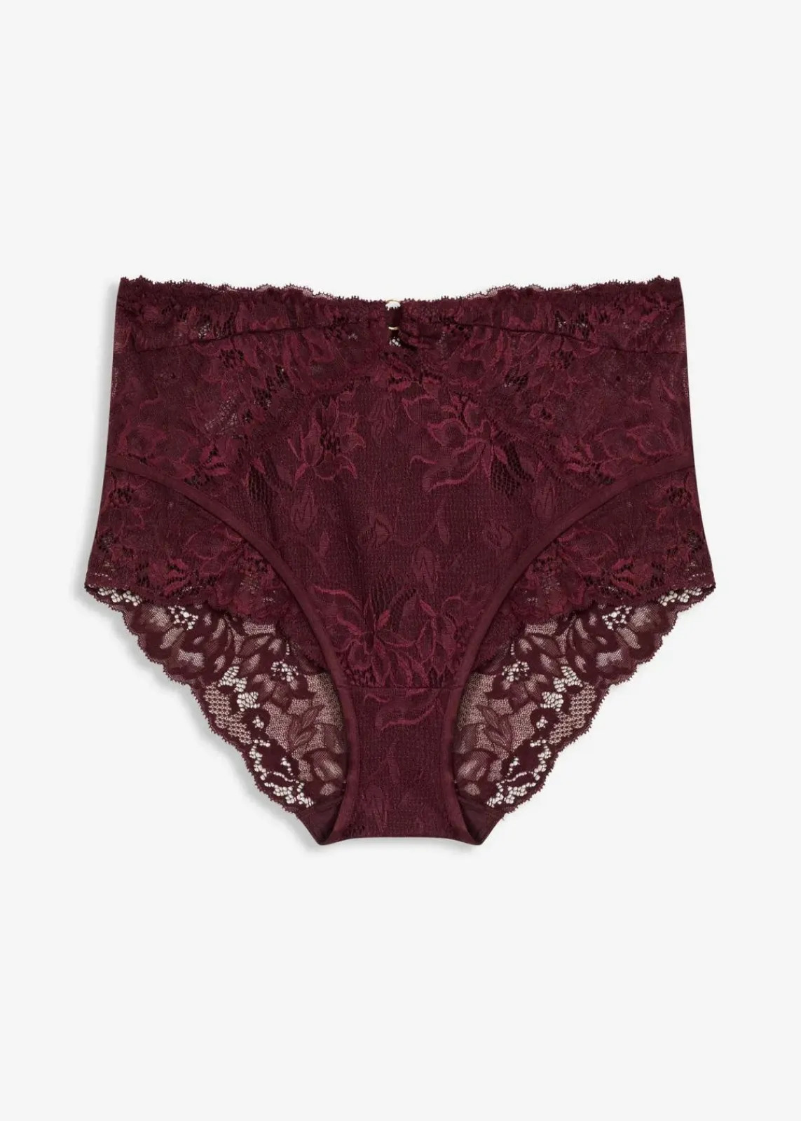 bonprix Wäsche·Dessous|Wäsche·Höschen^Taillenpanty aus zarter Spitze weinrot