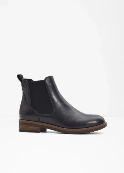 Tamaris High Heels|Gefütterte Winterschuhe^Chelsea-Boots dunkelblau