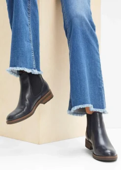 Tamaris High Heels|Gefütterte Winterschuhe^Chelsea-Boots dunkelblau