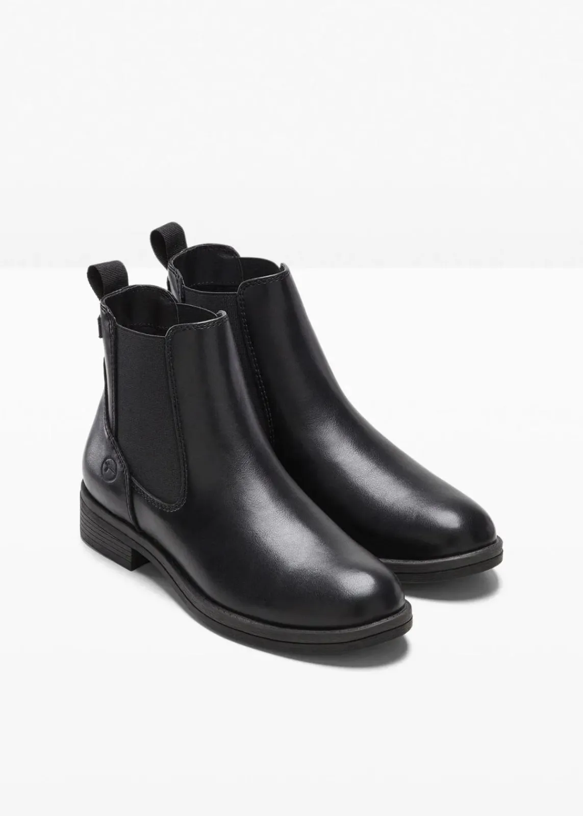 Tamaris Schuhe & Accessoires In Spezialgrößen·Elastischer Schaft|Boots^Chelsea-Boots schwarz