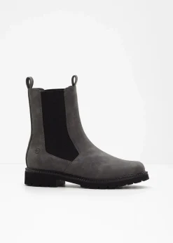 Tamaris Boots|High Heels^Chelsea-Boots mittelgrau