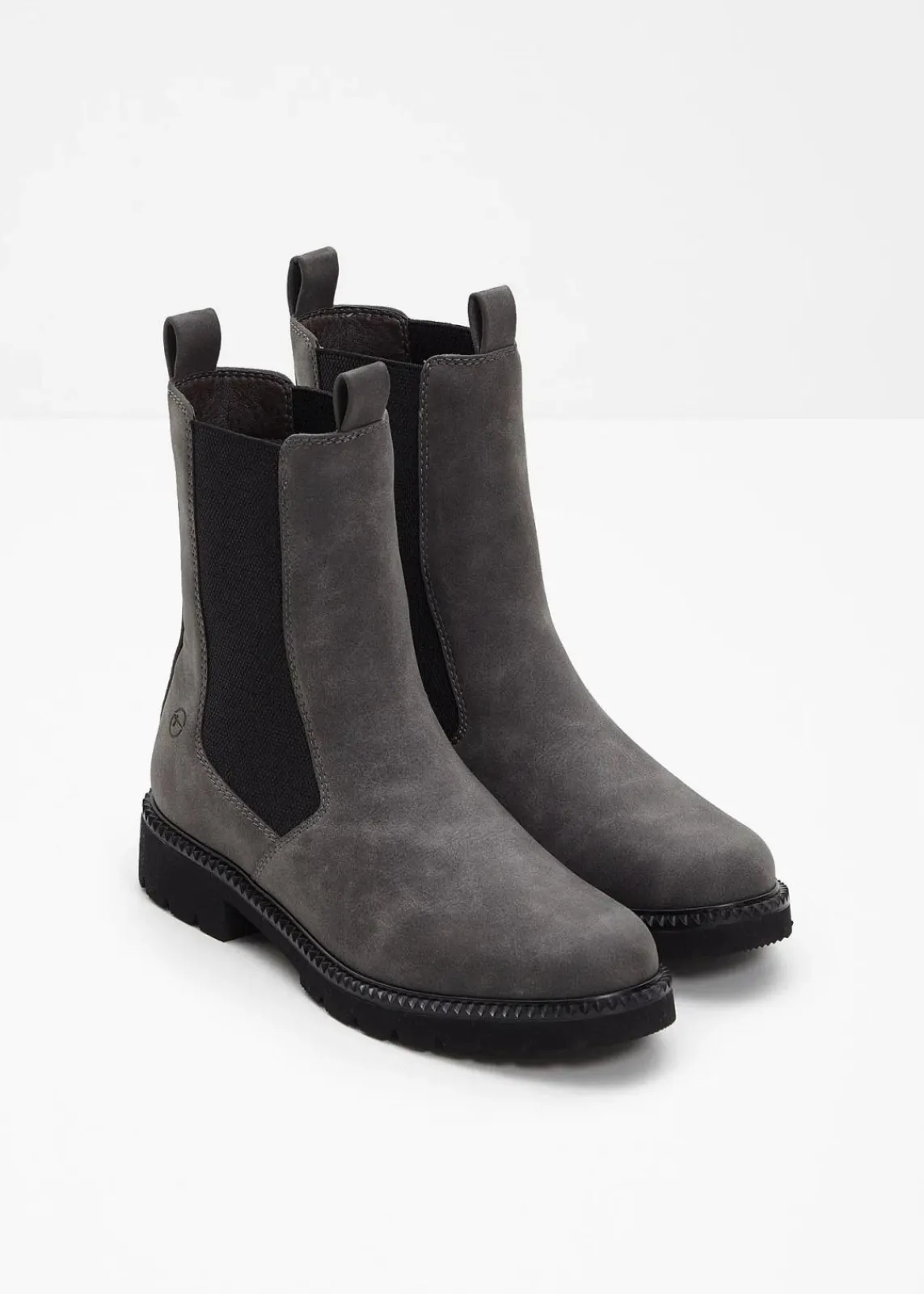 Tamaris Boots|High Heels^Chelsea-Boots mittelgrau