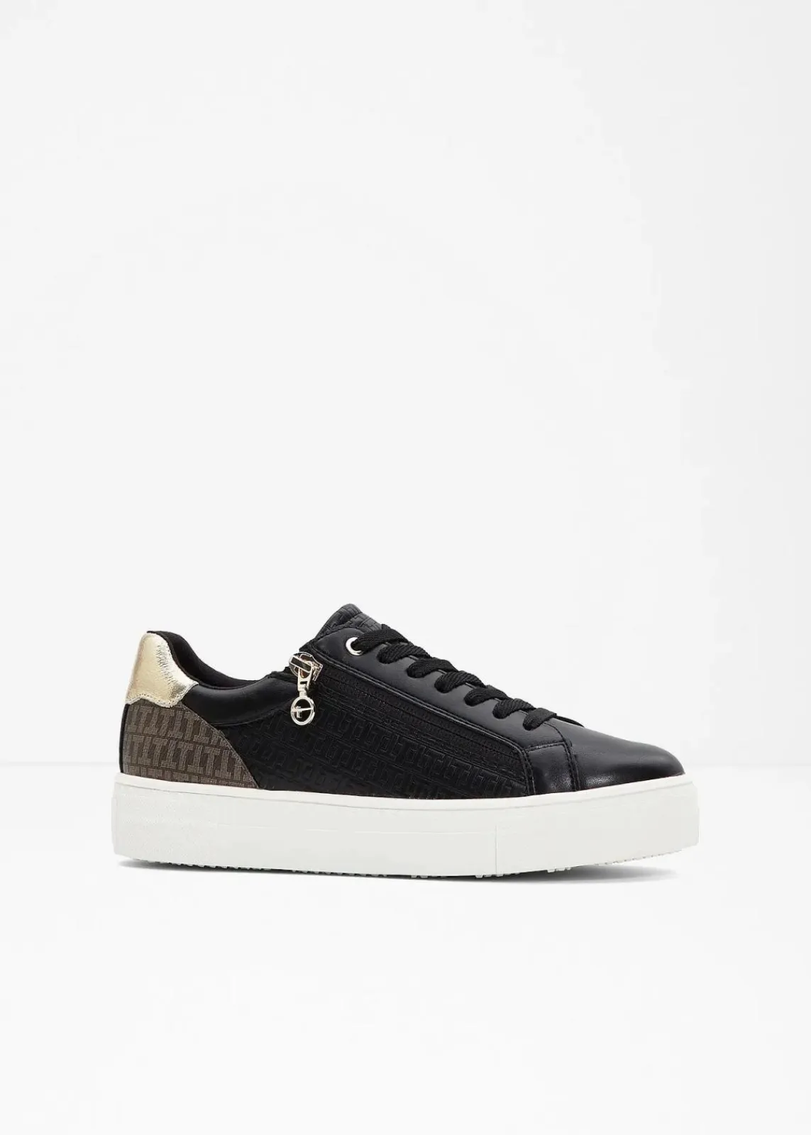 Tamaris High Heels|Komfortschuhe^Plateau-Sneaker mit Reißverschluss schwarz