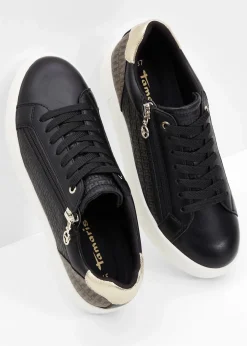 Tamaris High Heels|Komfortschuhe^Plateau-Sneaker mit Reißverschluss schwarz
