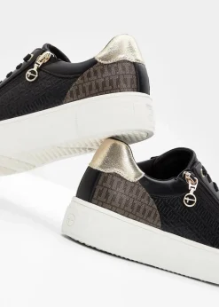 Tamaris High Heels|Komfortschuhe^Plateau-Sneaker mit Reißverschluss schwarz