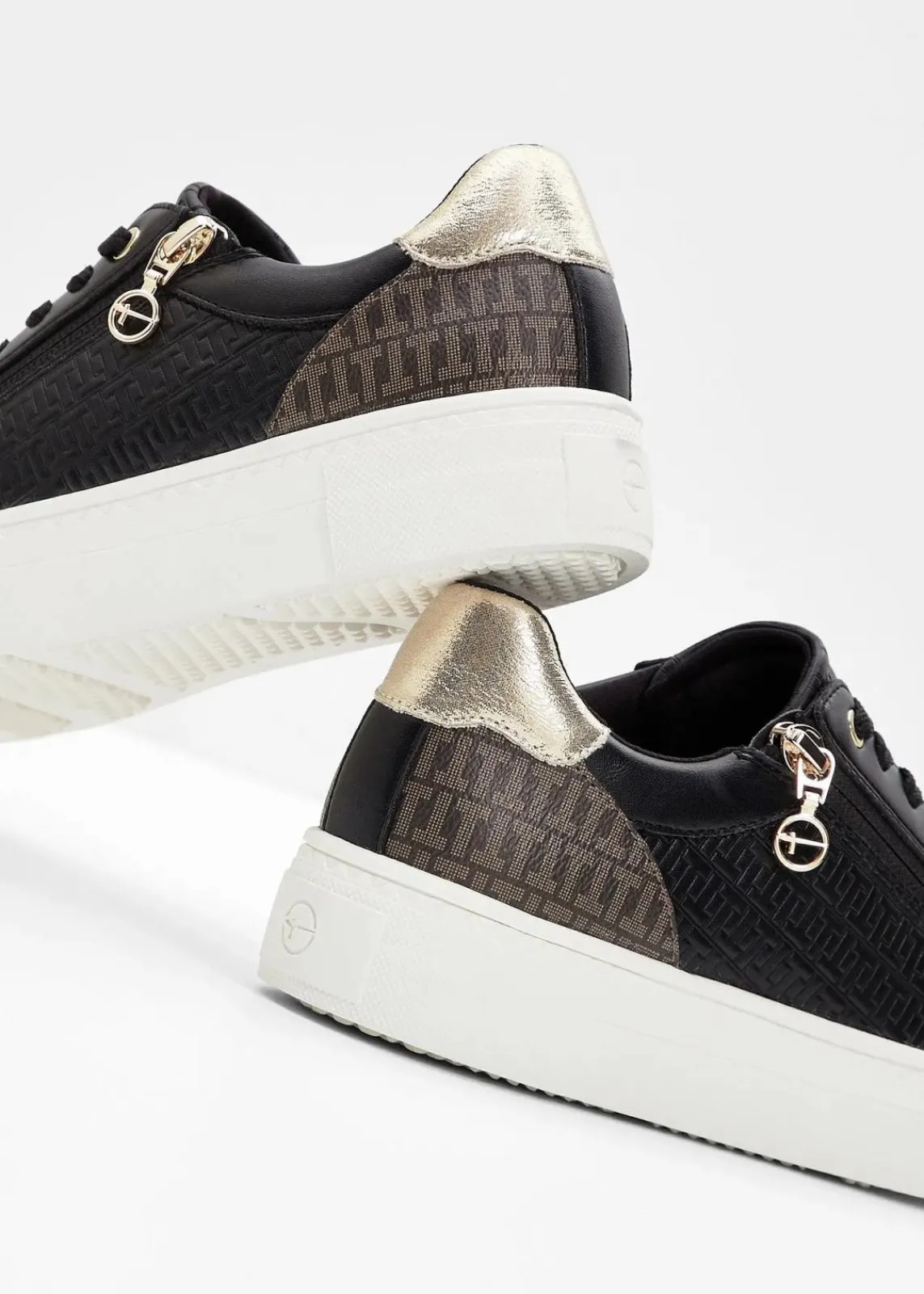 Tamaris High Heels|Komfortschuhe^Plateau-Sneaker mit Reißverschluss schwarz
