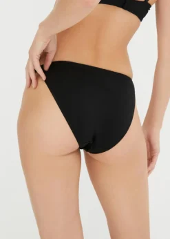 bonprix Wäsche·Basics|Wäsche·Baumwollunterwäsche^Tanga Minislip mit Bio-Baumwolle (5er Pack) schwarz