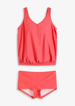 bonprix Nachhaltigere Materialien|Sport Bademode^Tankini schnelltrocknend (2-tlg. Set) pink