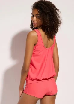 bonprix Nachhaltigere Materialien|Sport Bademode^Tankini schnelltrocknend (2-tlg. Set) pink