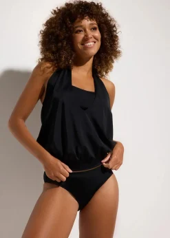 bonprix Nachhaltigere Materialien|Bademode·Tankinis^Tankini (3-tlg. Set) schwarz