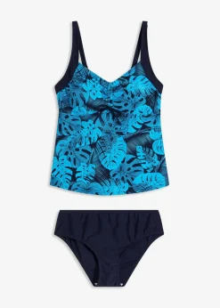 bonprix Nachhaltigere Materialien|Bademode·Tankinis^Tankini (2-tlg. Set) mit Raffung blau/türkis