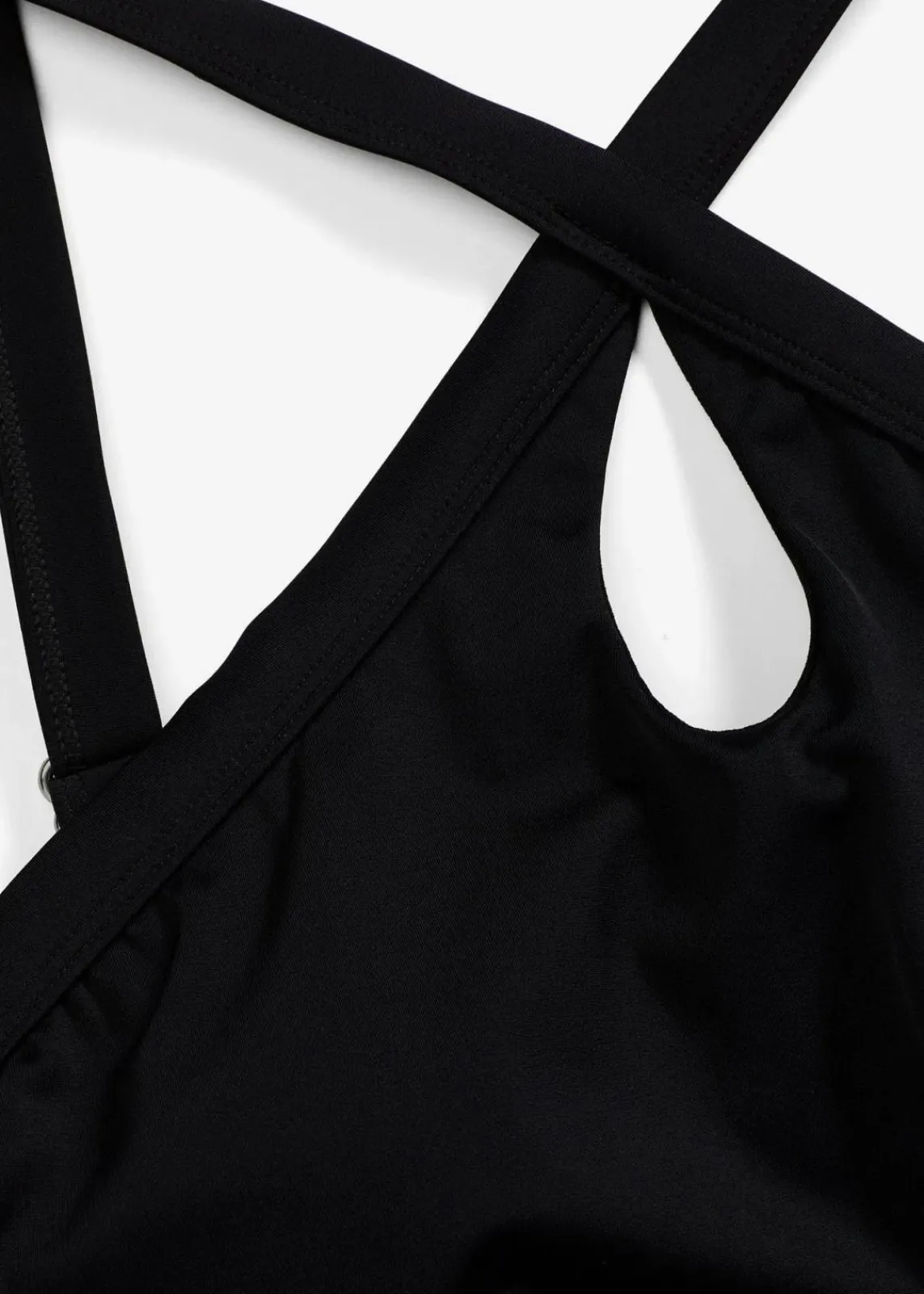 bonprix Nachhaltigere Materialien|Tankinis^Tankini (2-tlg.Set) mit gekreuzten Trägern schwarz