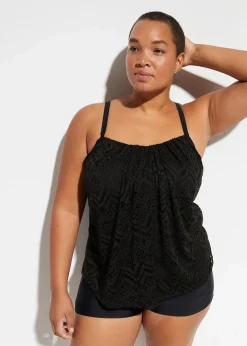 bonprix Nachhaltigere Materialien|Mix & Match^Tankinioberteil aus Spitze schwarz