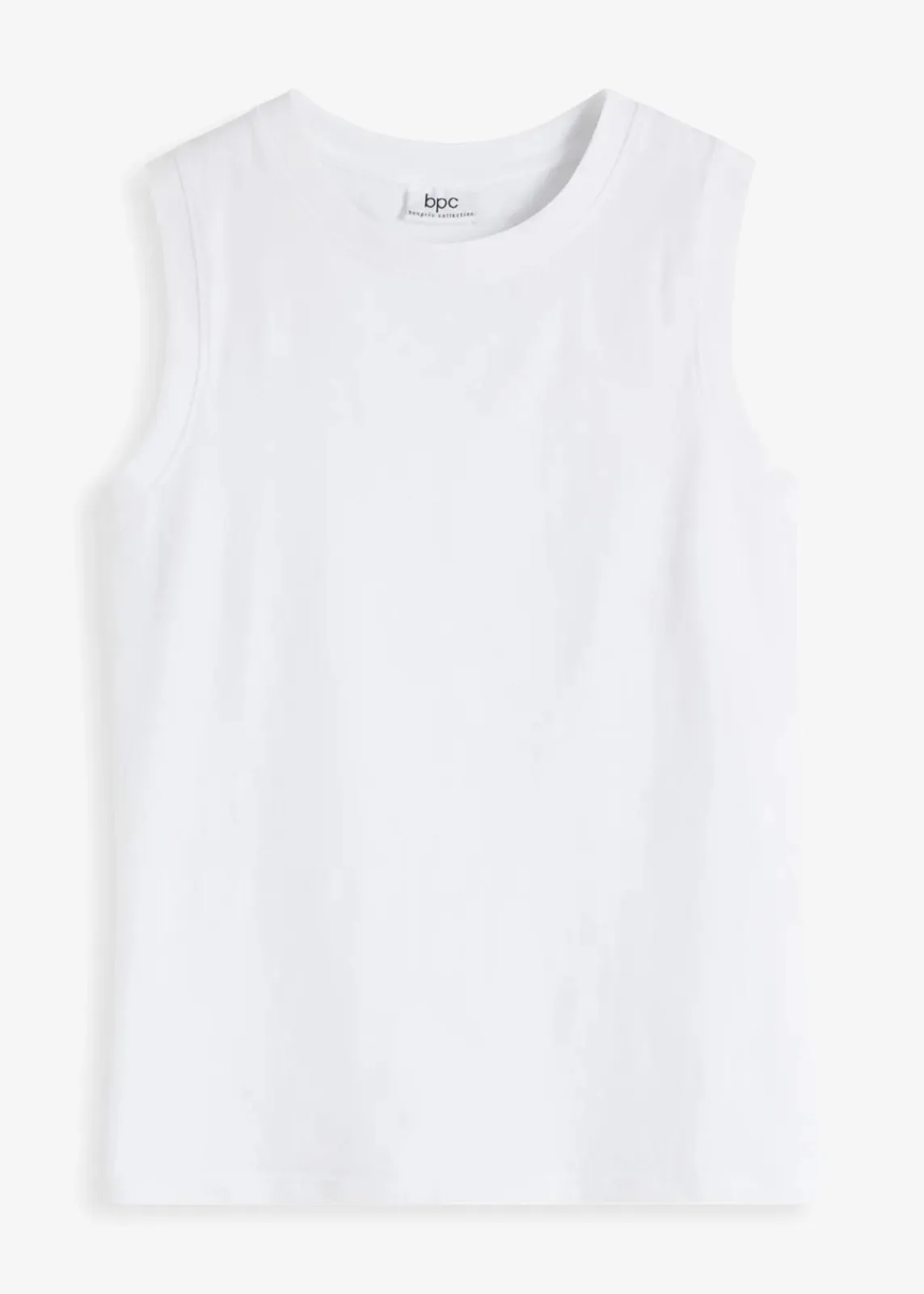 bonprix Bekleidung·Röcke|Nachhaltigere Materialien^Tanktop weiß