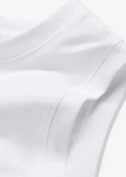 bonprix Bekleidung·Röcke|Nachhaltigere Materialien^Tanktop weiß