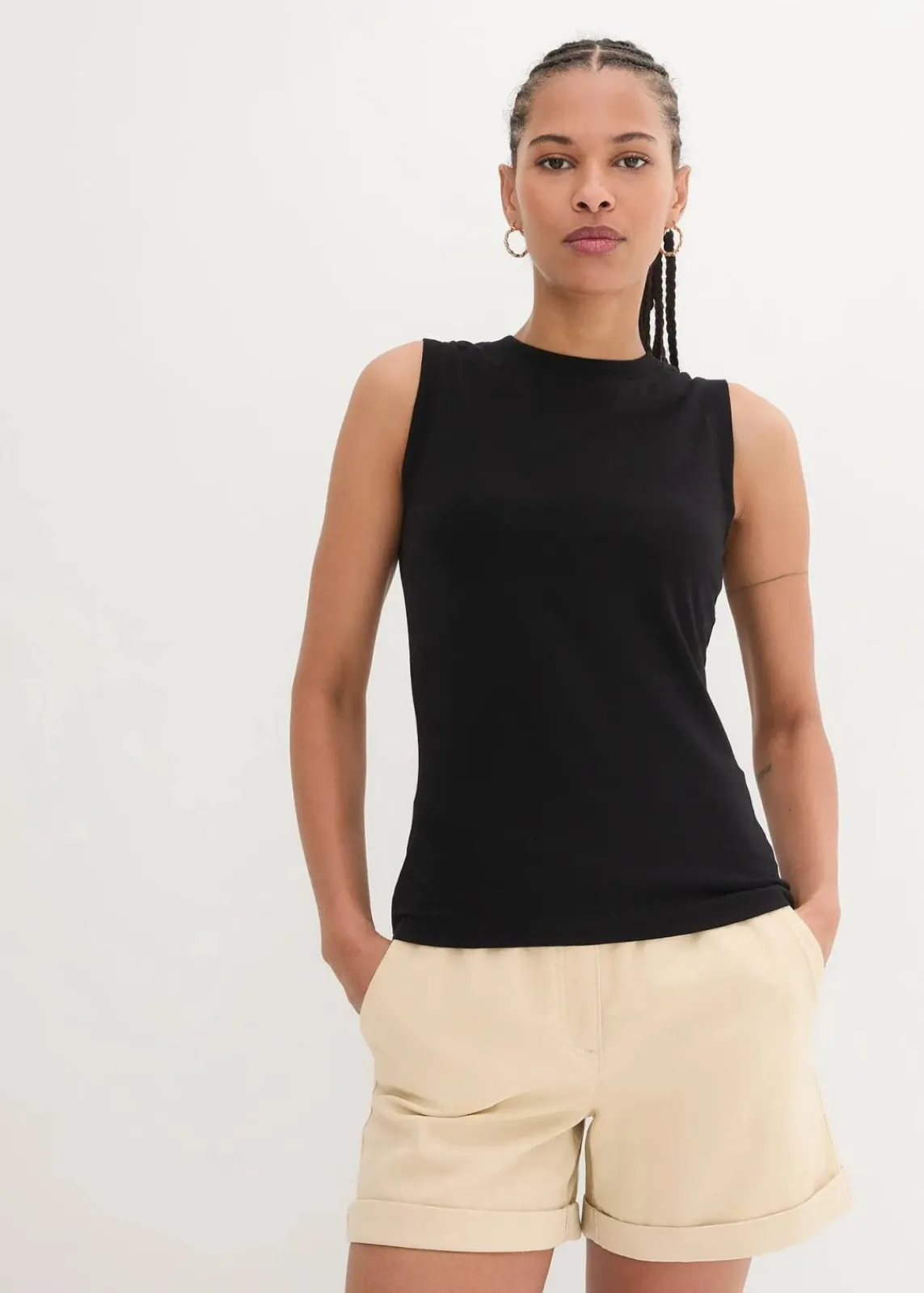 bonprix Shirts & Tops|Basics^Tanktop schwarz