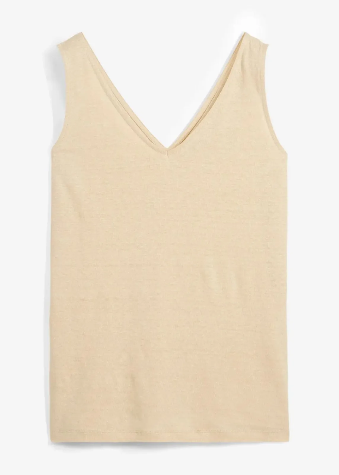 bonprix Shirts & Tops^Tanktop aus reinem Leinen hellsand