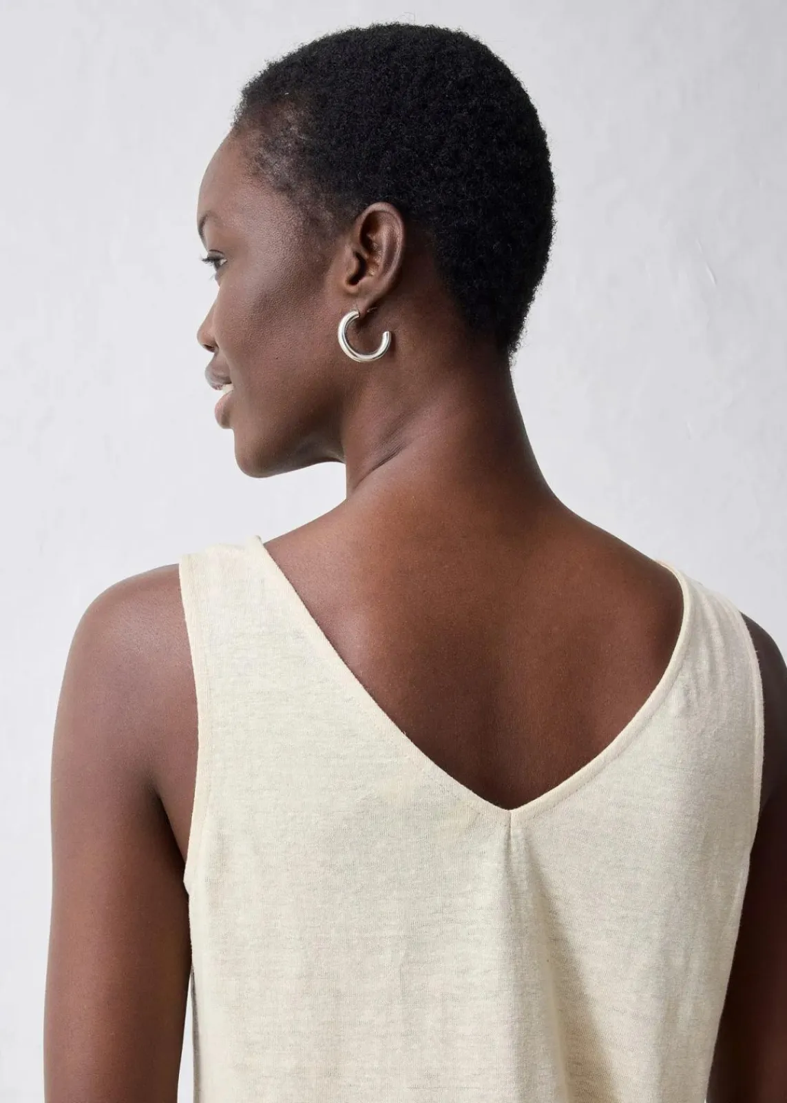 bonprix Shirts & Tops^Tanktop aus reinem Leinen hellsand