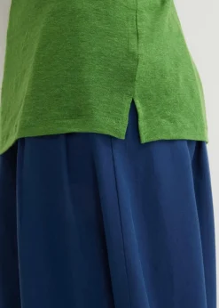 bonprix Shirts & Tops^Tanktop aus reinem Leinen forstgrün
