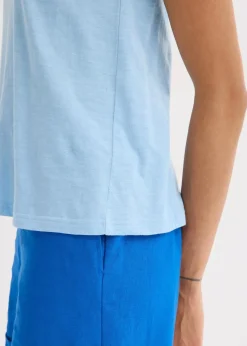 bonprix Shirts & Tops^Tanktop aus reiner Bio-Baumwolle hellblau