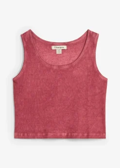 bonprix Nachhaltigere Materialien|Shirts & Tops^Tanktop aus reiner Bio-Baumwolle softbeere washed