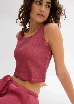 bonprix Nachhaltigere Materialien|Shirts & Tops^Tanktop aus reiner Bio-Baumwolle softbeere washed