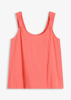 bonprix Shirts & Tops^Tanktop aus reiner Bio-Baumwolle helllachs