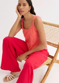 bonprix Shirts & Tops^Tanktop aus reiner Bio-Baumwolle helllachs